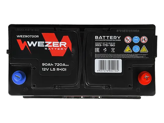 WEZER Batterie 90Ah 720A (R)