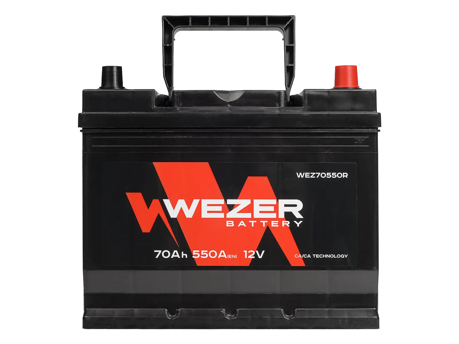 WEZER Batterie 70Ah 550A (R)