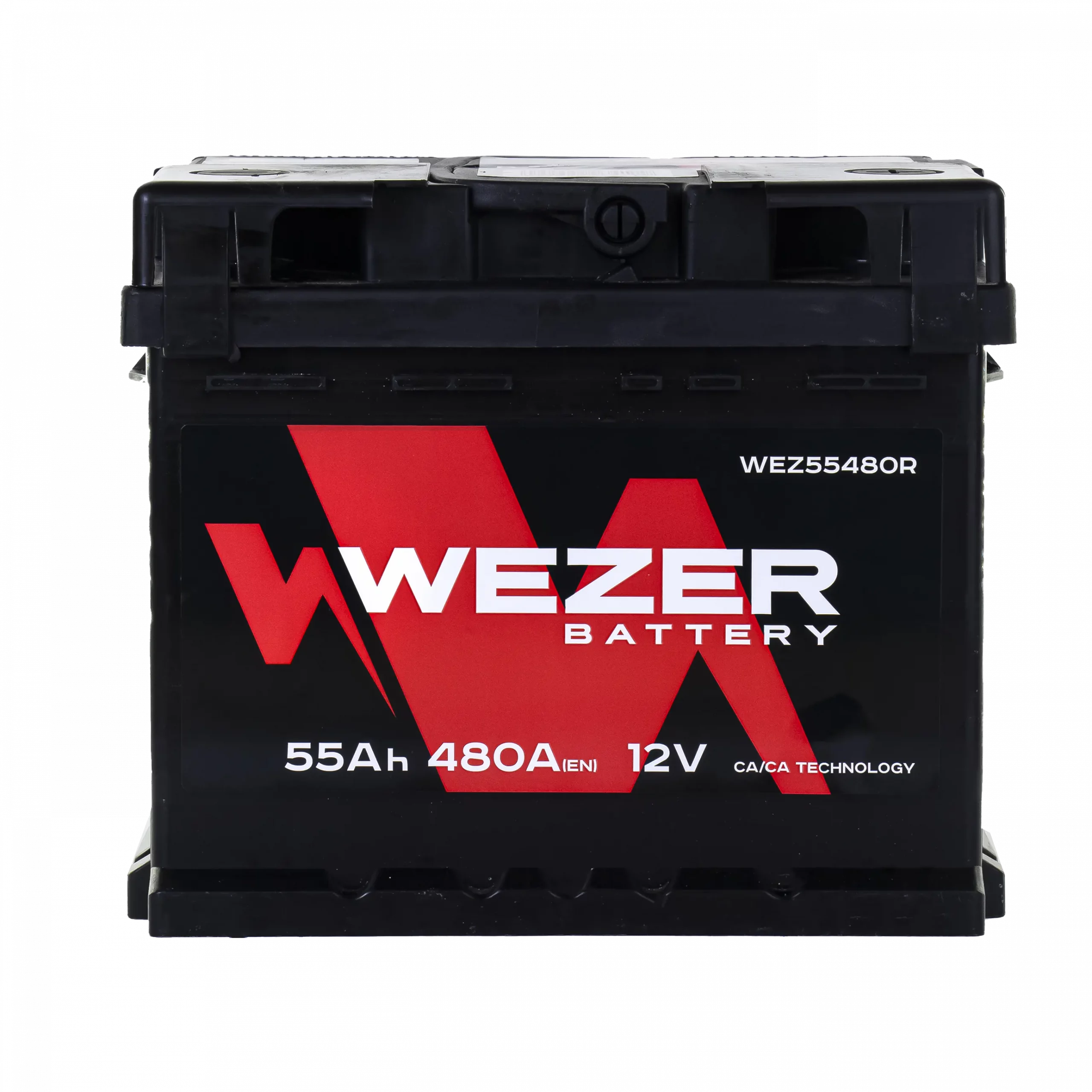 WEZER Batterie 55Ah 480A (R)