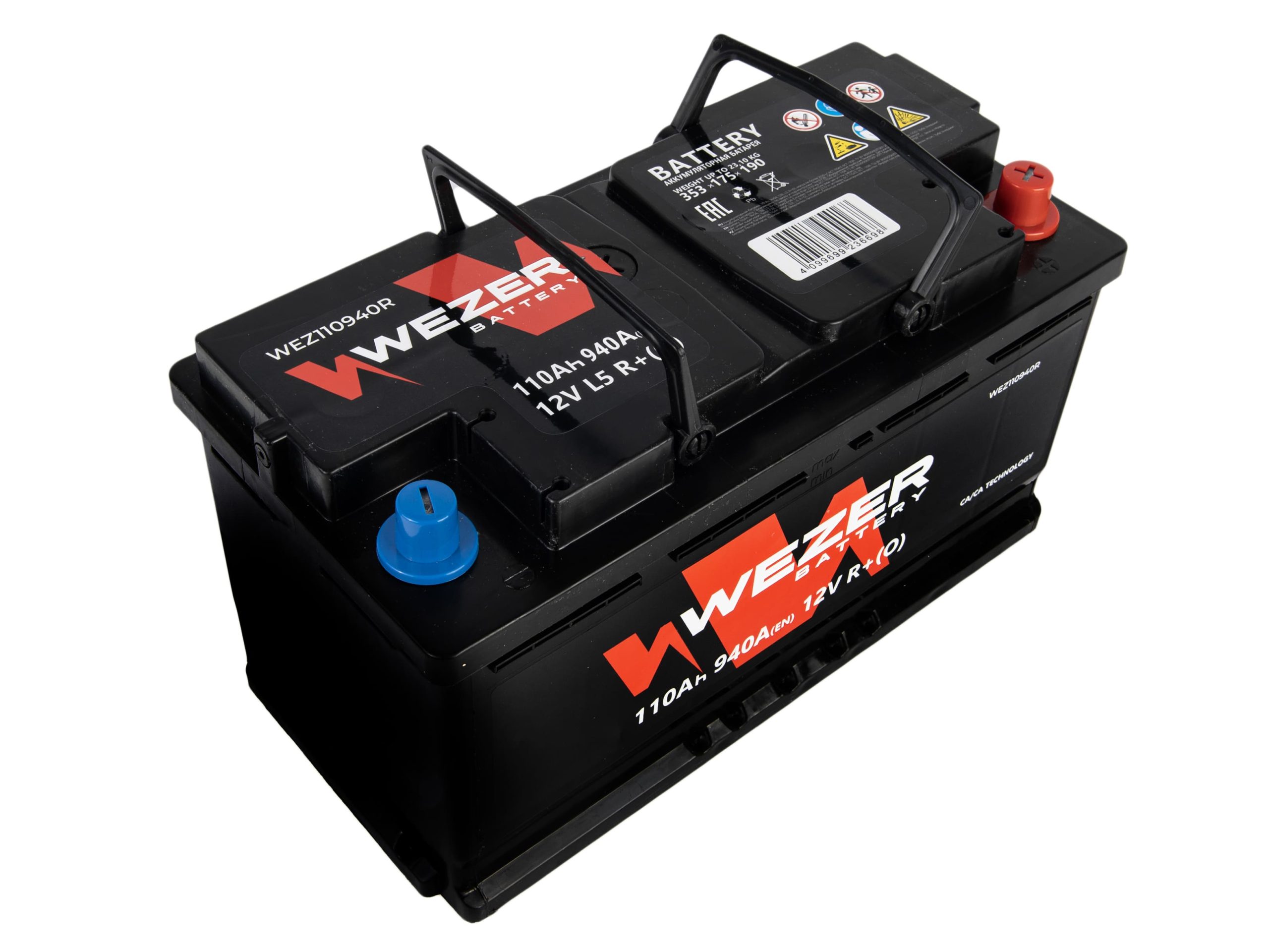 WEZER Batterie 110Ah 940A (R)