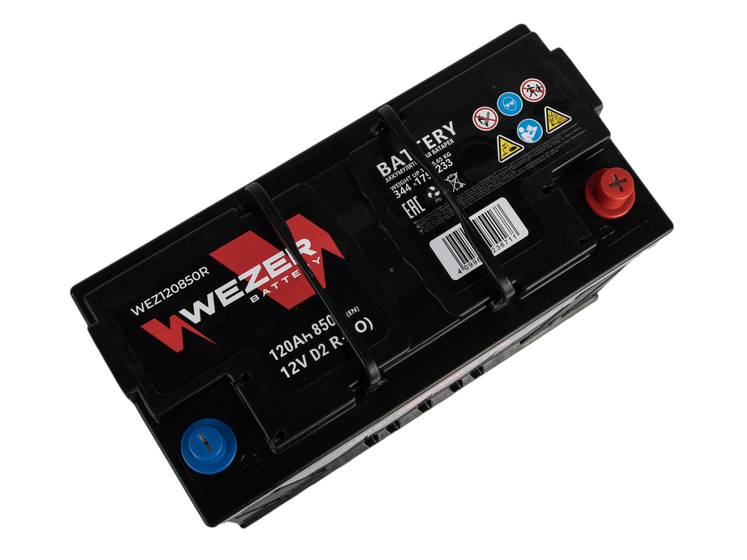 WEZER Batterie 120Ah 850A (R)