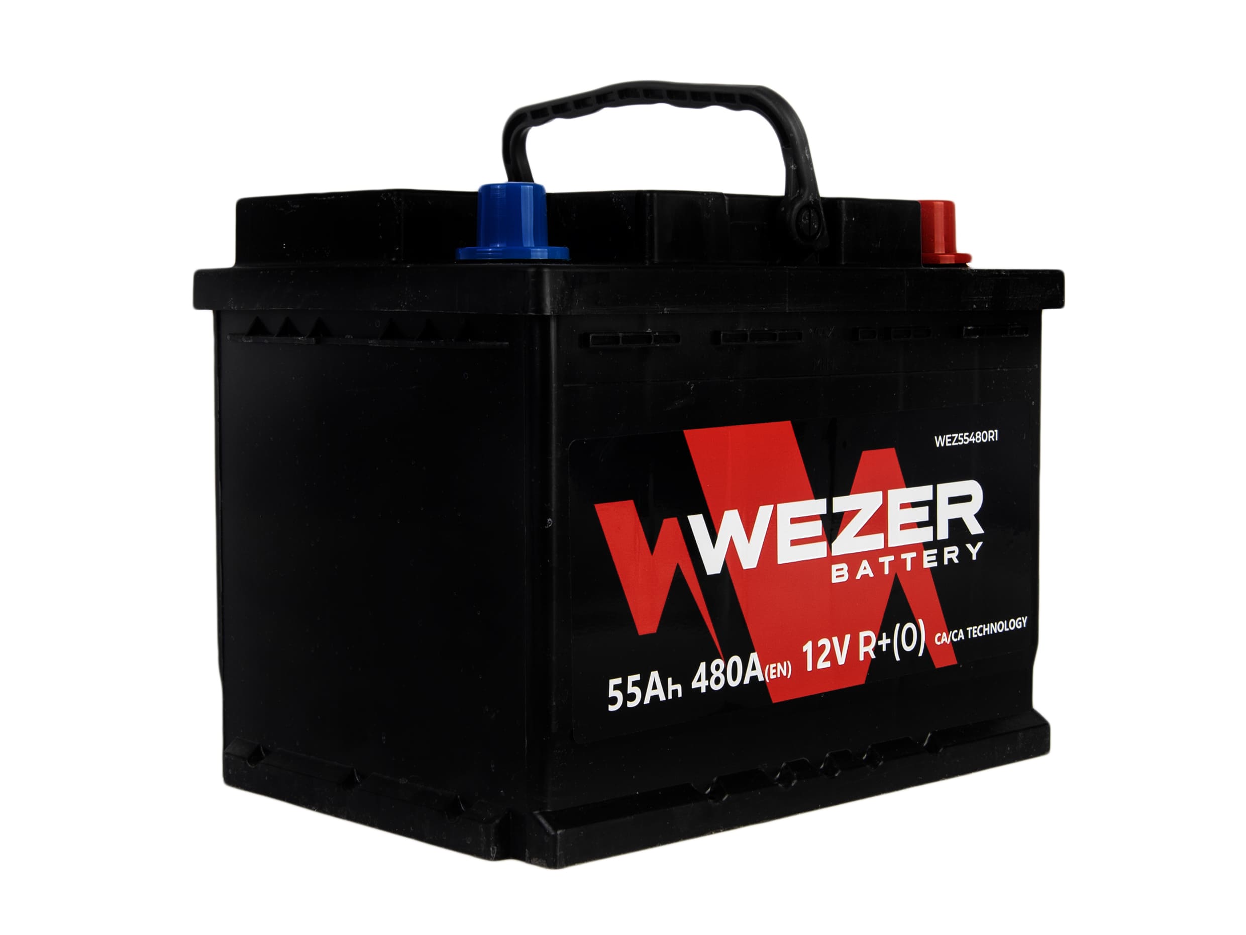 WEZER Batterie 55Ah 480A (R)