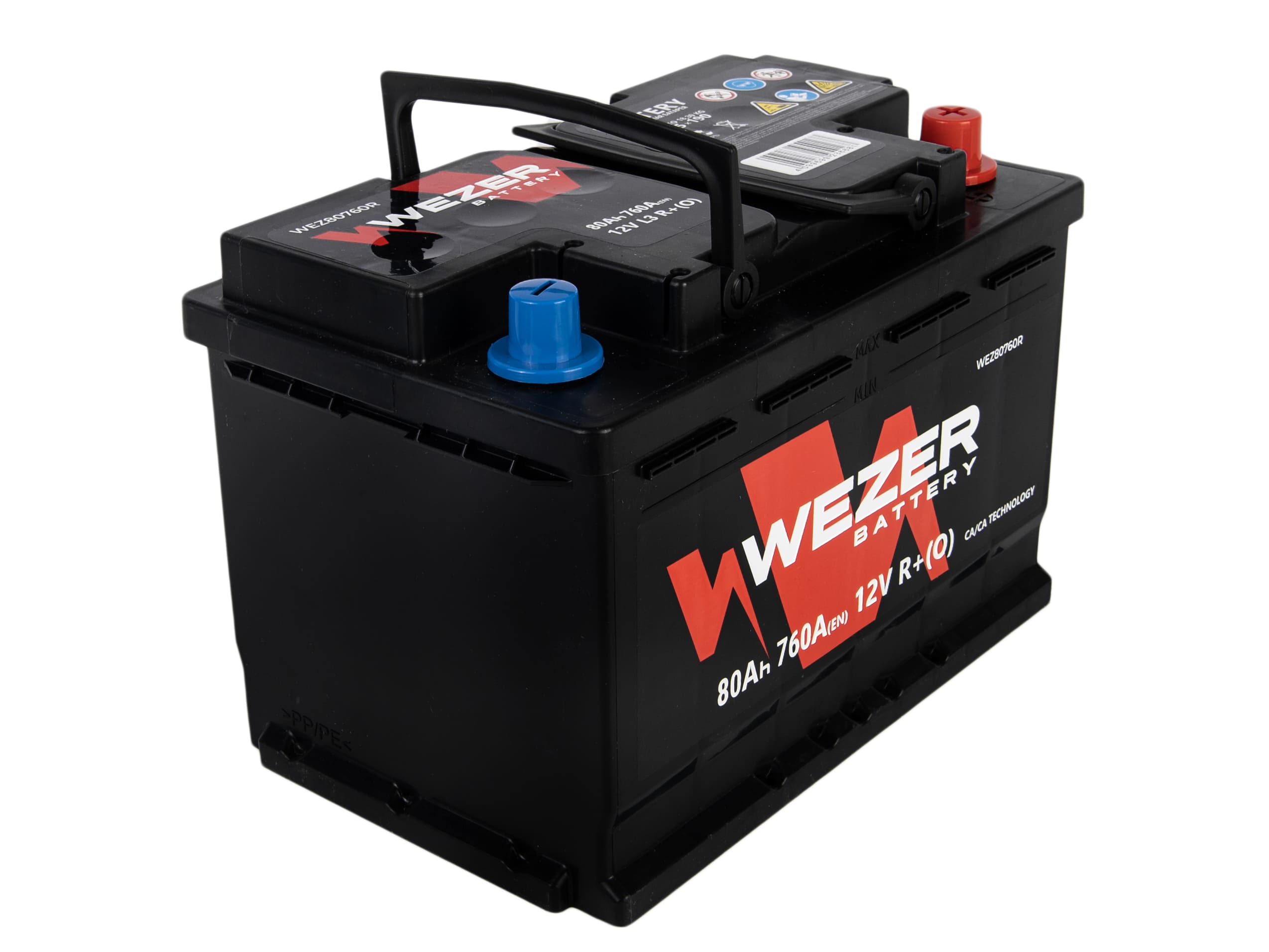 WEZER Batterie 80Ah 760A (R)