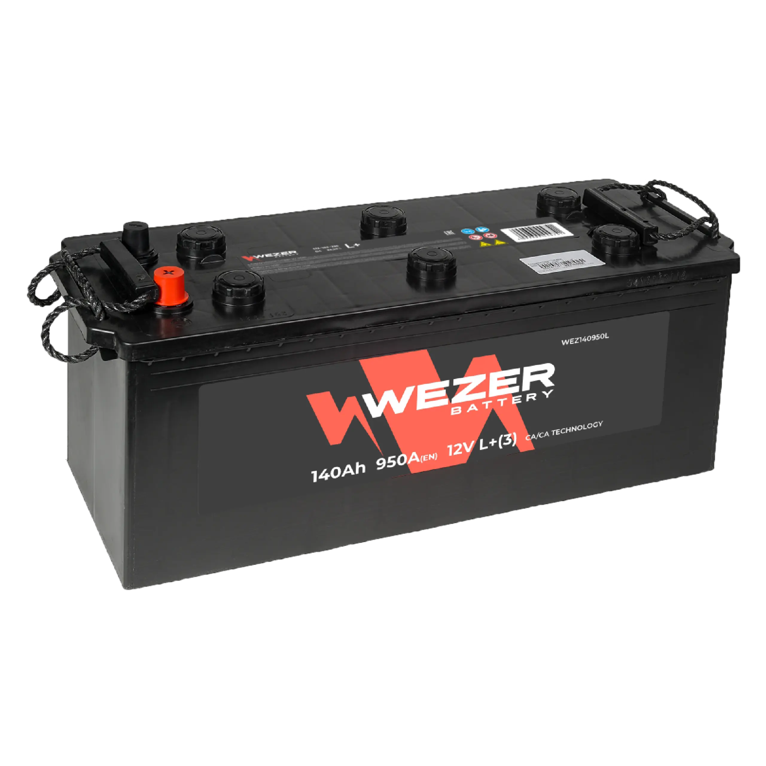 WEZER Batterie 140Ah 950A (L)