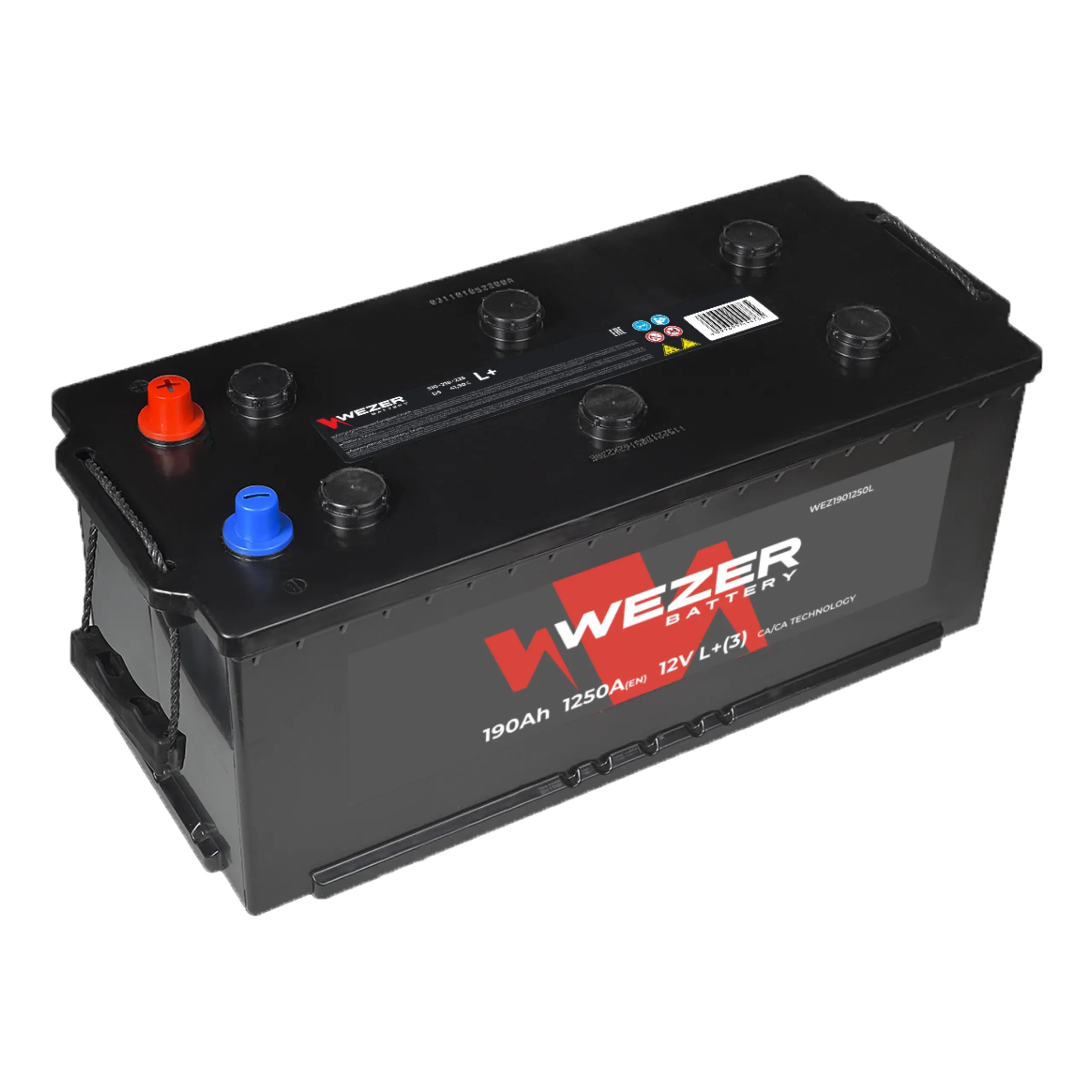 WEZER Batterie 190Ah 1250A (L)