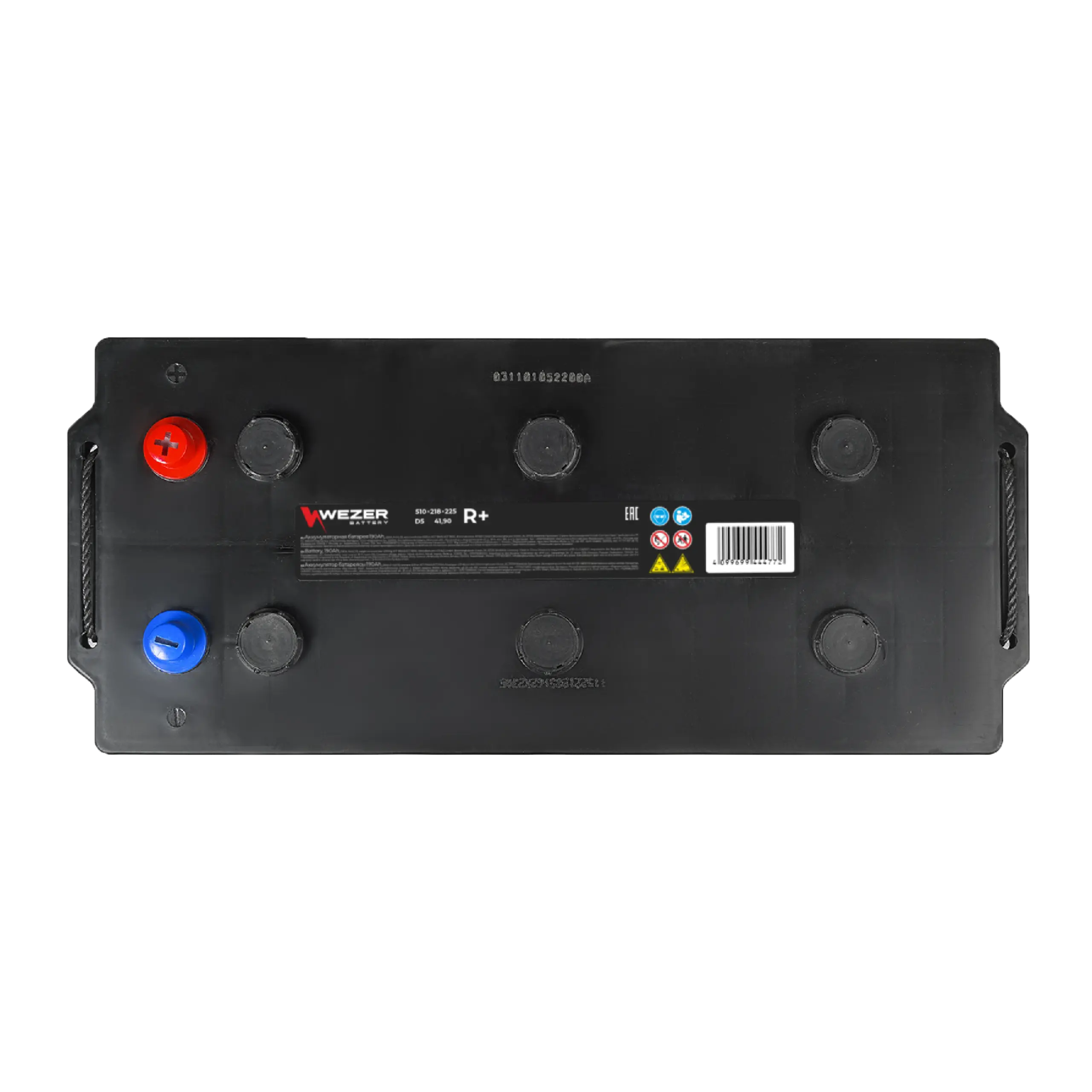 WEZER Batterie 190Ah 1250A (R)