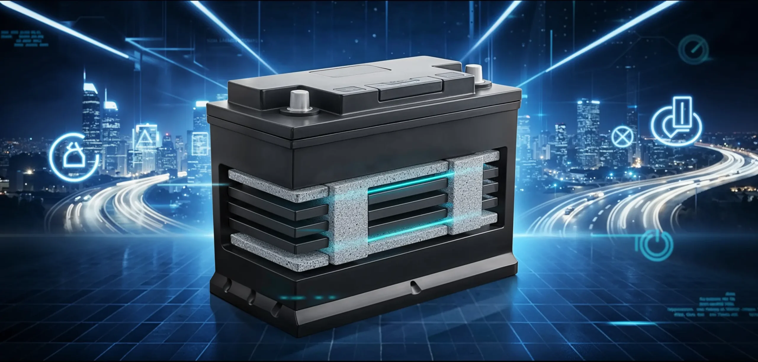 WEZER batteries using EFB technology