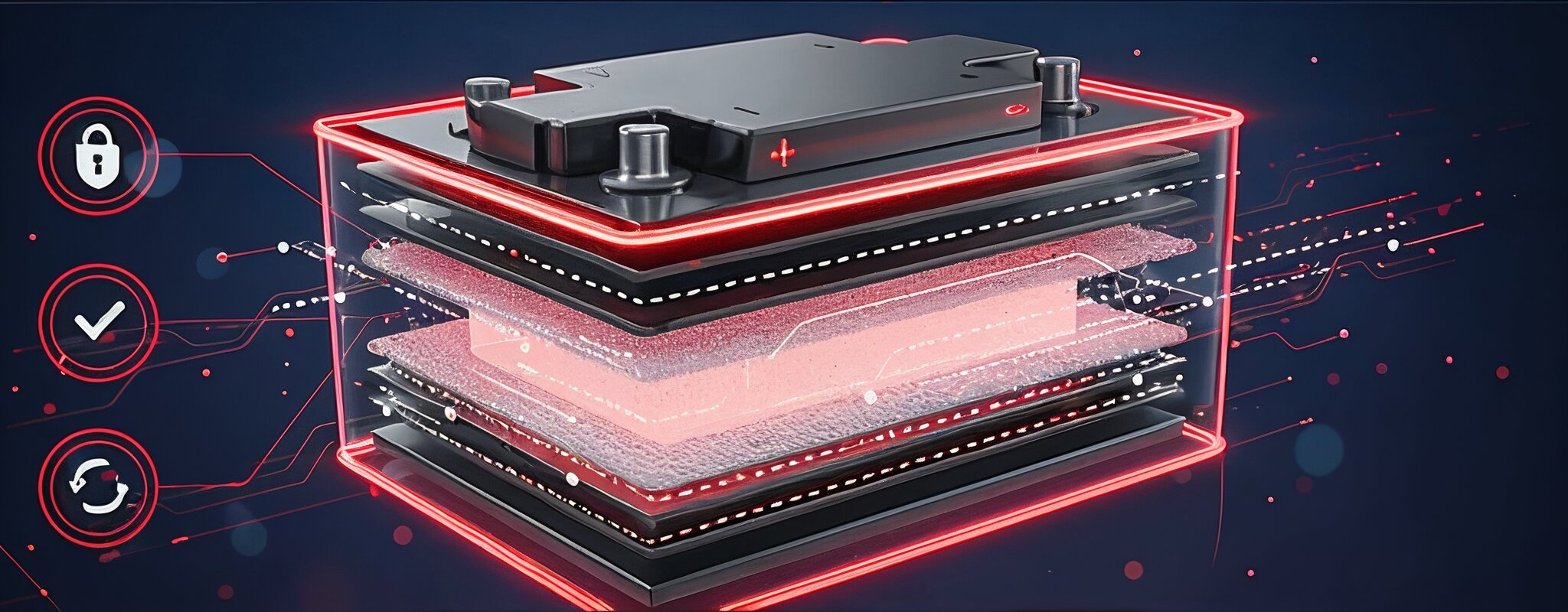 Why do Wezer EFB batteries use fiberglass paper?
